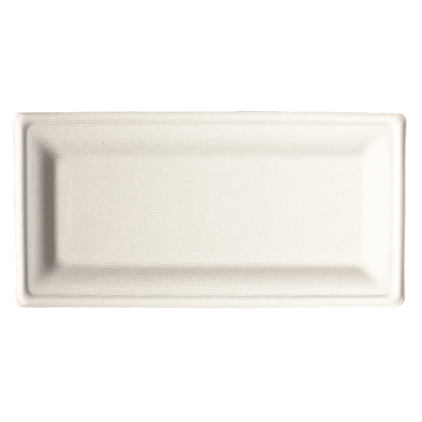 10 x 5 rectangle compostable paper plate.... from ASI 88200 TK Sorg's - A Div of Arch Promo Group, LLC / PETITE