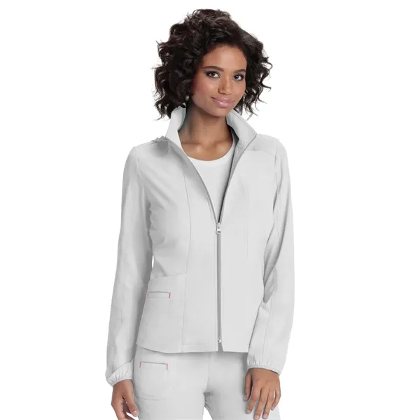 HeartSoul Break On Through Women's Zip Front Warm-Up Jacket... from ASI 86018 Scrub Authority / Uniform Stores