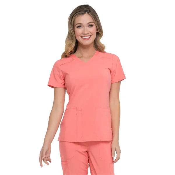 Dickies EDS Essentials Women's V-Neck Top... from ASI 86018 Scrub Authority / Uniform Stores