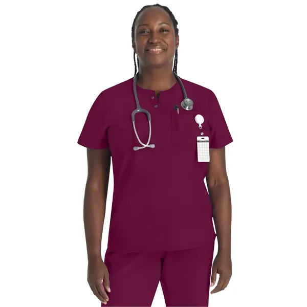 Dickies Medical - EDS NXT - Women's 1-Pocket Henley Scrub...... from ASI 86018 Scrub Authority / Uniform Stores