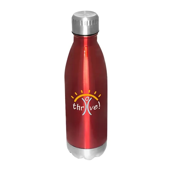 17 ounce stainless steel vacuum-insulated bottle with screw-on cap and non... from ASI 79530 Prime Line