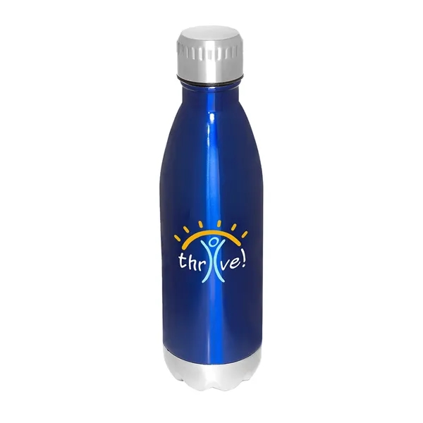 17 ounce stainless steel vacuum-insulated bottle with screw-on cap and non... from ASI 79530 Prime Line