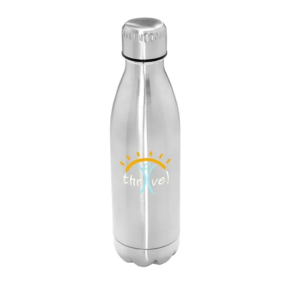 17 ounce stainless steel vacuum-insulated bottle with screw-on cap and non... from ASI 79530 Prime Line