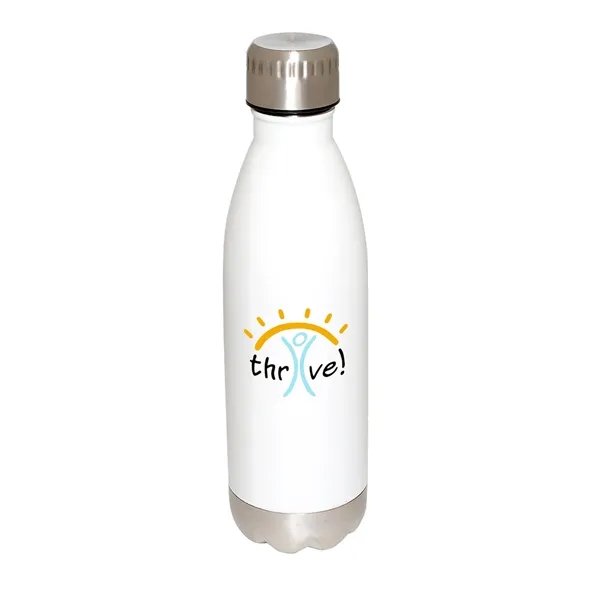 17 ounce stainless steel vacuum-insulated bottle with screw-on cap and non... from ASI 79530 Prime Line