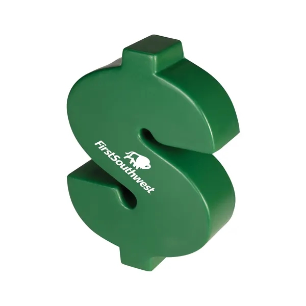 2 1/2" x 3 1/2" dollar sign shaped stress reliever.... from ASI 79530 Prime Line