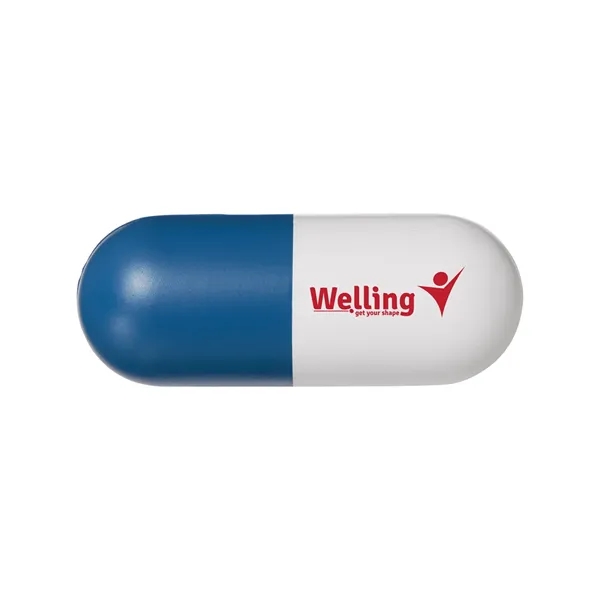 Pill-shaped stress reliever.... from ASI 79530 Prime Line
