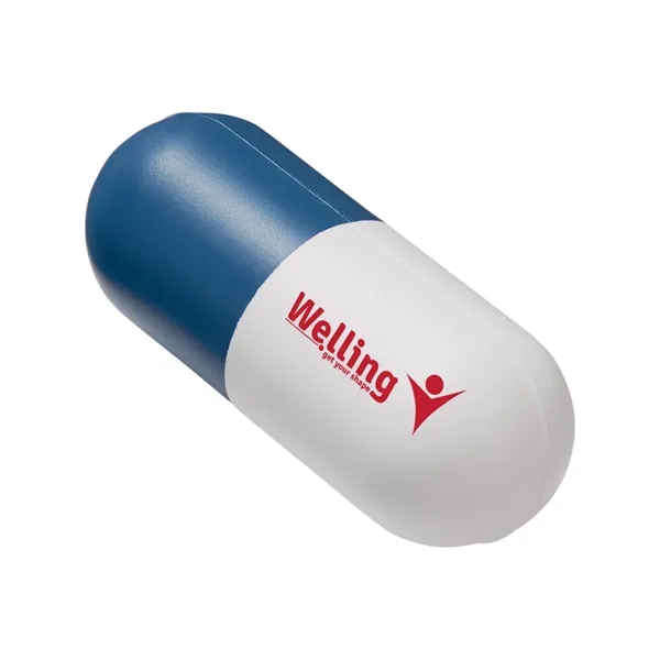 Pill-shaped stress reliever.... from ASI 79530 Prime Line