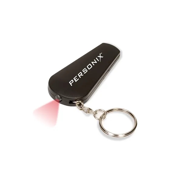Key tag with safety whistle and red LED light.... from ASI 79530 Prime Line