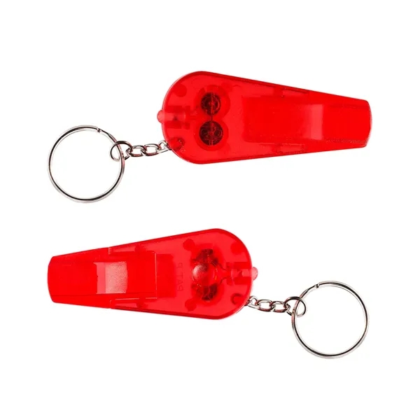 Key tag with safety whistle and red LED light.... from ASI 79530 Prime Line