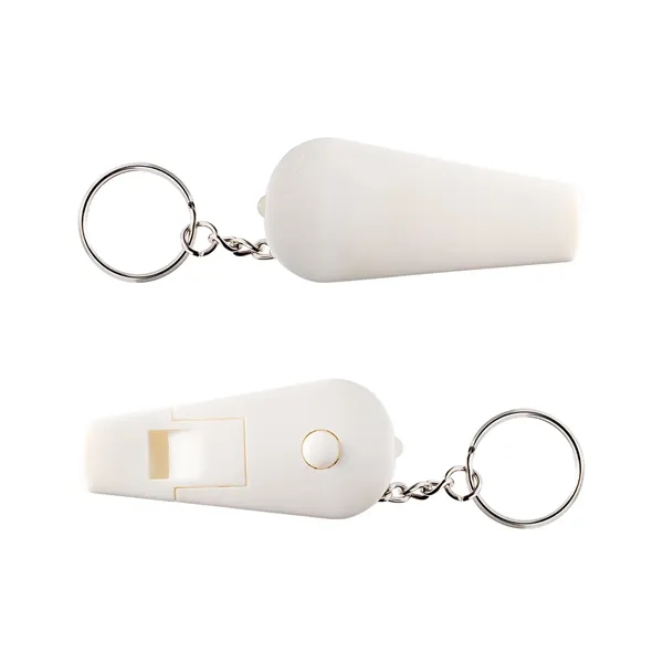 Key tag with safety whistle and red LED light.... from ASI 79530 Prime Line