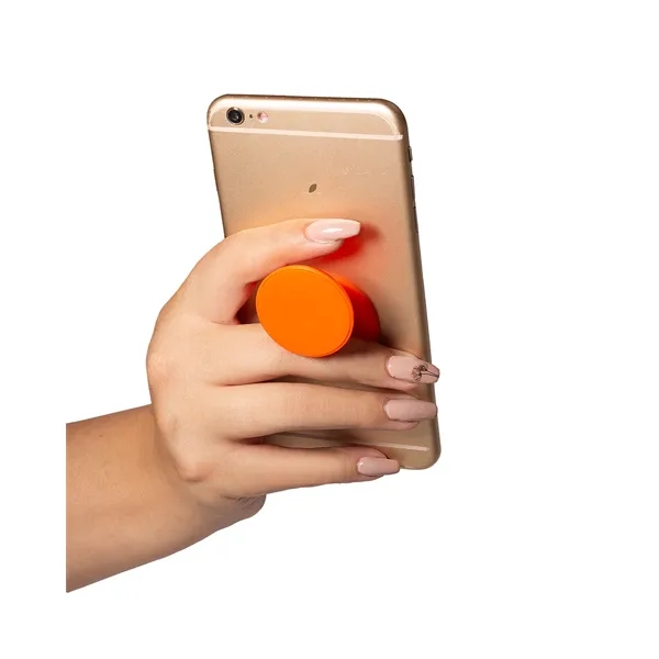 1.6" x .90" polypropylene plastic Pull Topper® cellphone holder, stand and... from ASI 79530 Prime Line