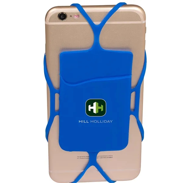 Silicone phone pocket with straps that works with most mobile phones... from ASI 79530 Prime Line