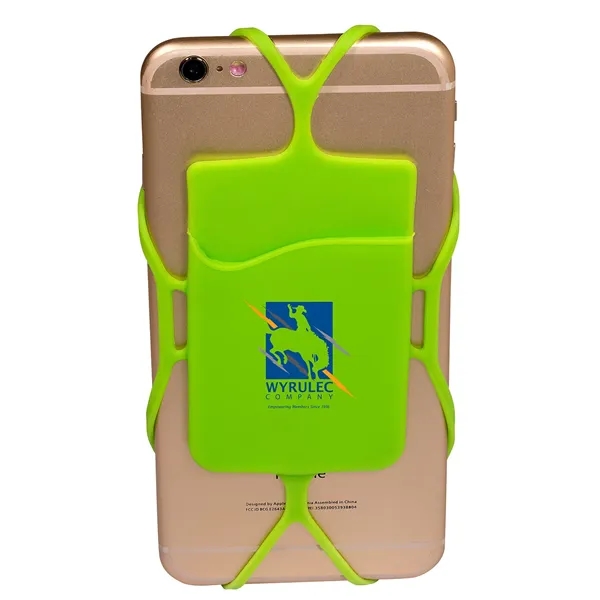 Silicone phone pocket with straps that works with most mobile phones... from ASI 79530 Prime Line