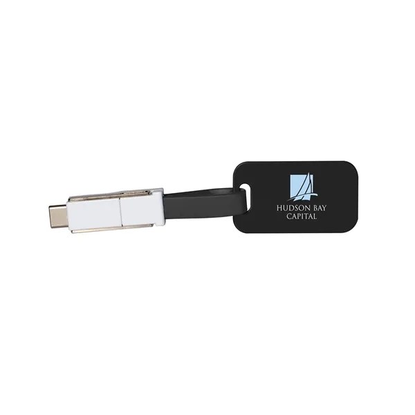 Three-in-one cable with a USB to USB type-C, 5-Pin to Lightning... from ASI 79530 Prime Line