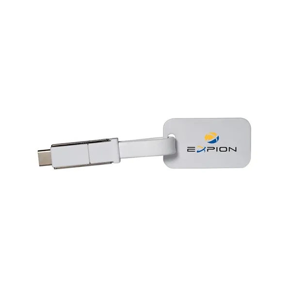 Three-in-one cable with a USB to USB type-C, 5-Pin to Lightning... from ASI 79530 Prime Line