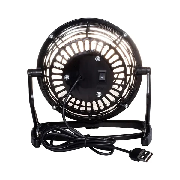 5.5" x 5.7" x 3.74" polypropylene plastic USB-powered desk fan with... from ASI 79530 Prime Line