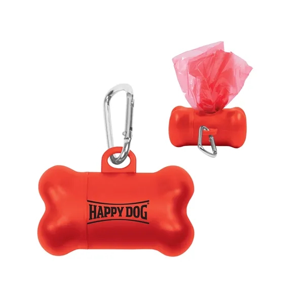 Bone-shaped disposable bag dispenser for pet waste.... from ASI 79530 Prime Line