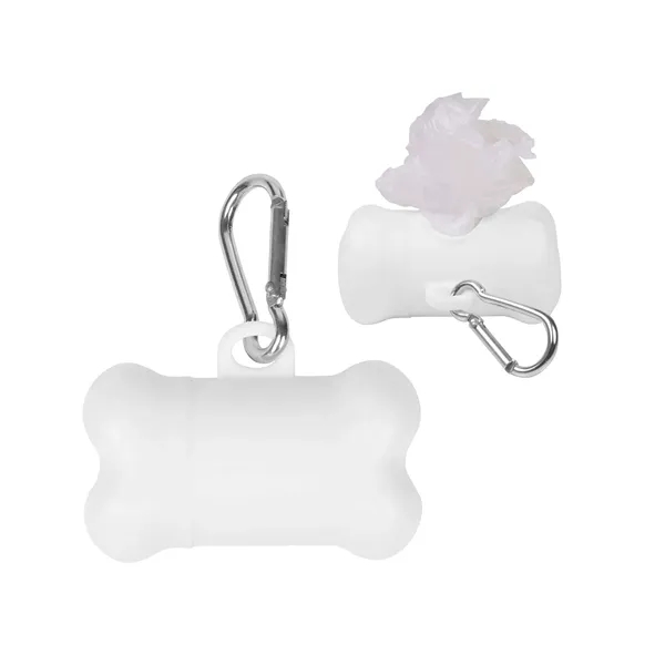 Bone-shaped disposable bag dispenser for pet waste.... from ASI 79530 Prime Line