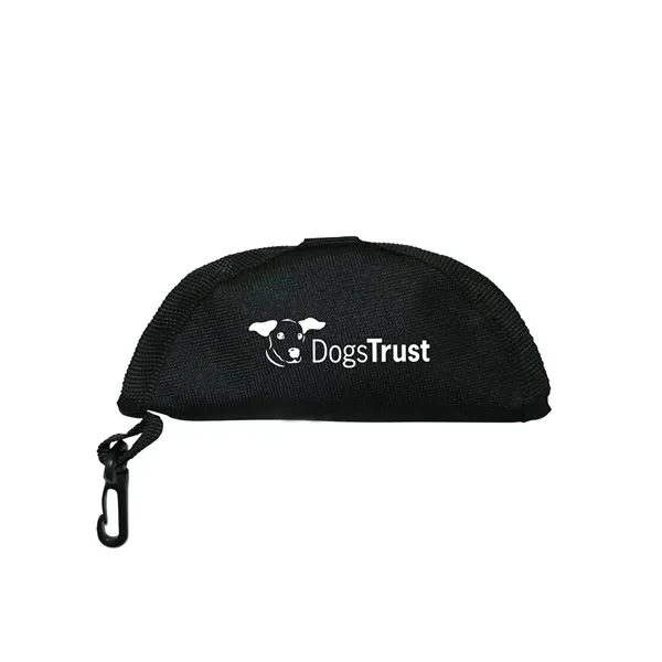 600 denier polyester travel pet bowl that's foldable and comes with... from ASI 79530 Prime Line