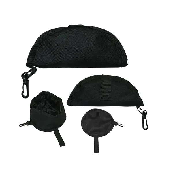 600 denier polyester travel pet bowl that's foldable and comes with... from ASI 79530 Prime Line