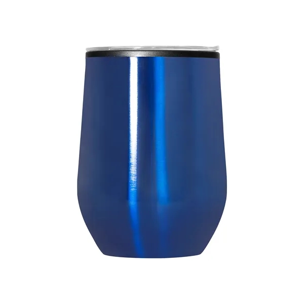 4.92" x 3" 12-ounce stainless steel, polypropylene and AS plastic stemless... from ASI 79530 Prime Line