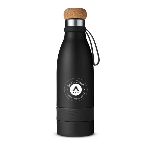 9.5" x 2.875" stainless steel 19 ounce insulated water bottle with... from ASI 79530 Prime Line