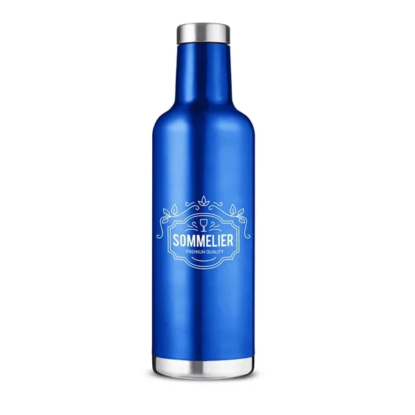 11.14" x 3" 25-ounce stainless steel insulated wine bottle.... from ASI 79530 Prime Line