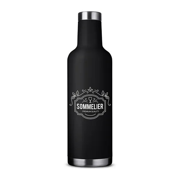 11.14" x 3" 25-ounce stainless steel insulated wine bottle.... from ASI 79530 Prime Line