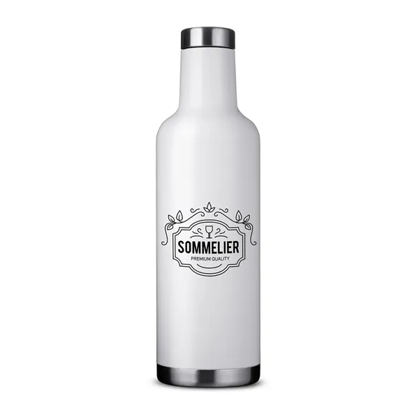 11.14" x 3" 25-ounce stainless steel insulated wine bottle.... from ASI 79530 Prime Line