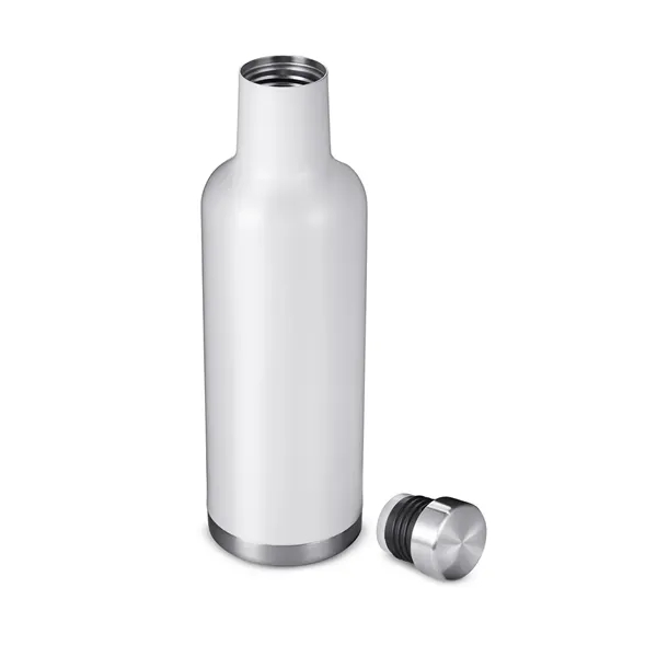 11.14" x 3" 25-ounce stainless steel insulated wine bottle.... from ASI 79530 Prime Line