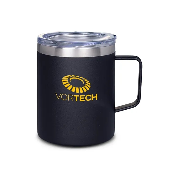 4.5" x 4" 12-ounce stainless steel insulated mug with lid.... from ASI 79530 Prime Line