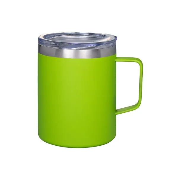4.5" x 4" 12-ounce stainless steel insulated mug with lid.... from ASI 79530 Prime Line