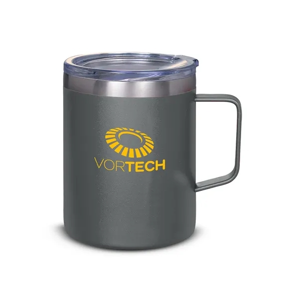 4.5" x 4" 12-ounce stainless steel insulated mug with lid.... from ASI 79530 Prime Line