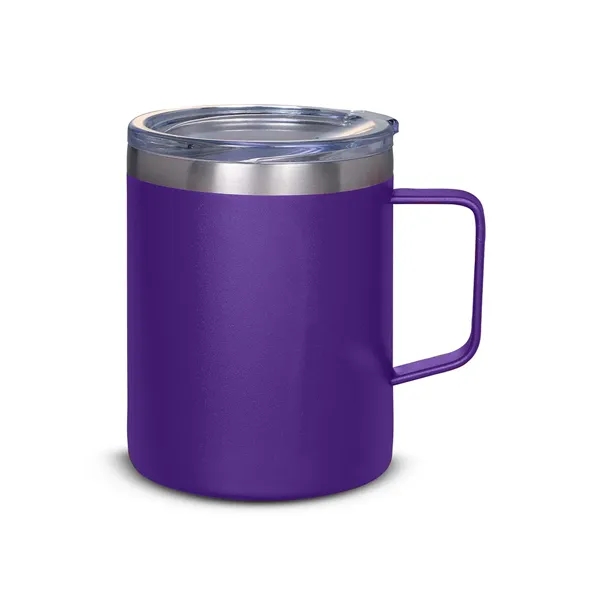 4.5" x 4" 12-ounce stainless steel insulated mug with lid.... from ASI 79530 Prime Line