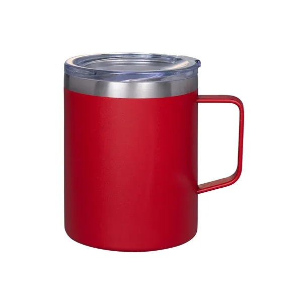 4.5" x 4" 12-ounce stainless steel insulated mug with lid.... from ASI 79530 Prime Line