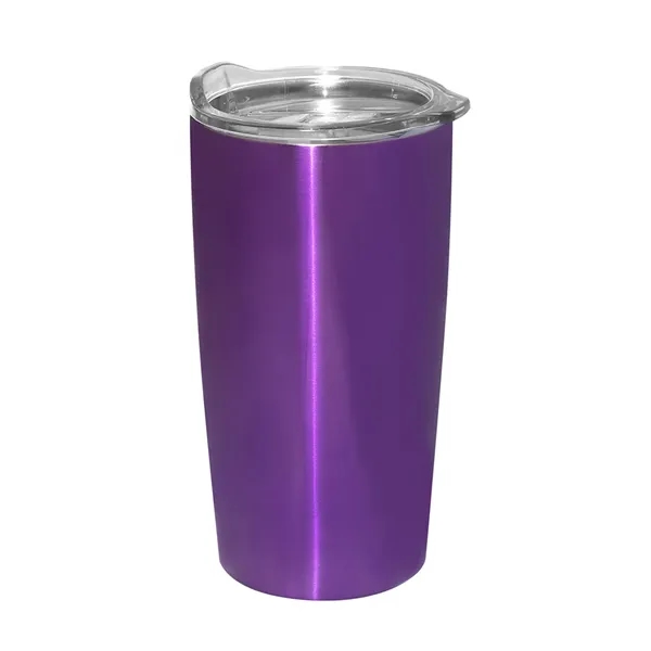 20 oz. vacuum insulated double wall stainless steel tumbler with spill-resistant... from ASI 79530 Prime Line