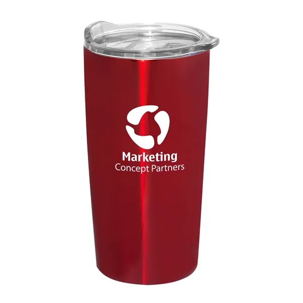 20 oz. vacuum insulated double wall stainless steel tumbler with spill-resistant... from ASI 79530 Prime Line