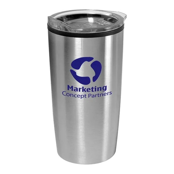 20 oz. insulated double wall tumbler with stainless steel exterior, plastic... from ASI 79530 Prime Line