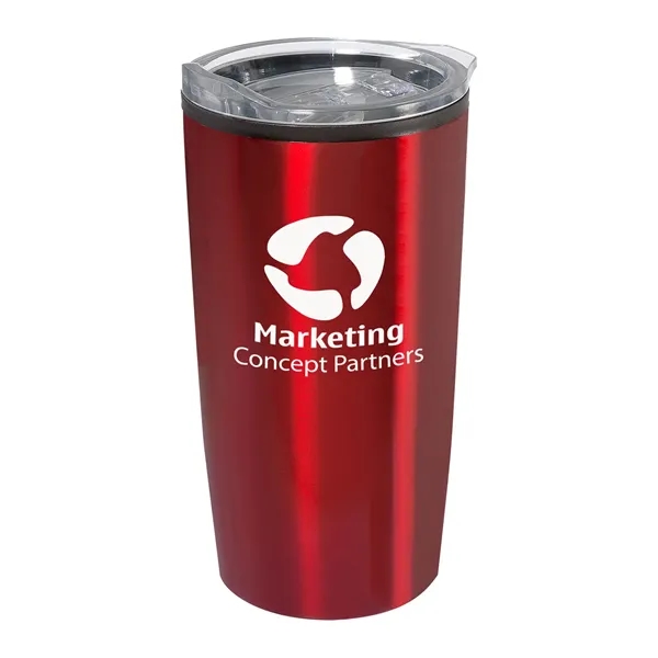 20 oz. insulated double wall tumbler with stainless steel exterior, plastic... from ASI 79530 Prime Line