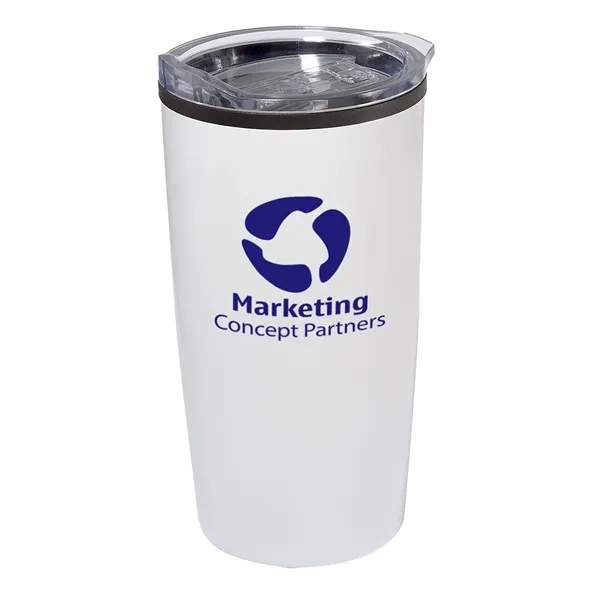 20 oz. insulated double wall tumbler with stainless steel exterior, plastic... from ASI 79530 Prime Line