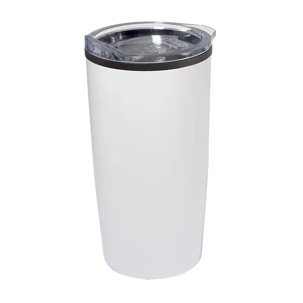 20 oz. insulated double wall tumbler with stainless steel exterior, plastic... from ASI 79530 Prime Line