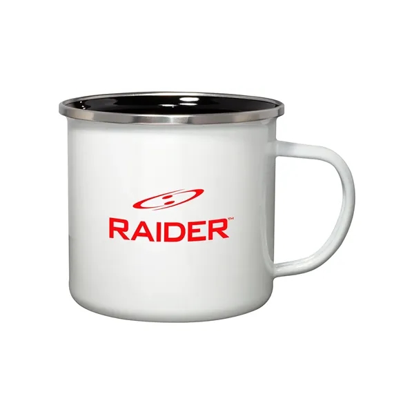 Camping and scouting classic 16.9 oz. (500 mL) iron mug with... from ASI 79530 Prime Line