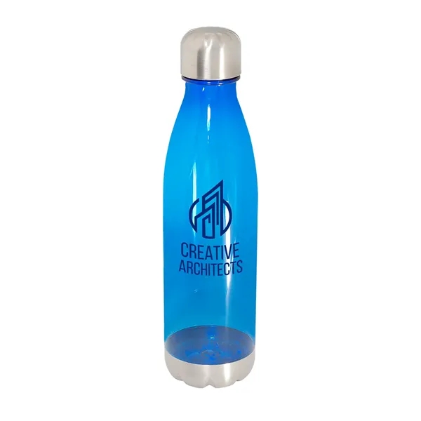 24 oz. (750 mL) Tritan water bottle with screw-on stainless steel... from ASI 79530 Prime Line