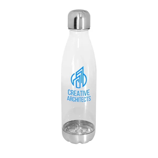 24 oz. (750 mL) Tritan water bottle with screw-on stainless steel... from ASI 79530 Prime Line