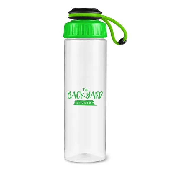 25 ounce Tritan™ water bottle with polypropylene lid and dacron strap.... from ASI 79530 Prime Line