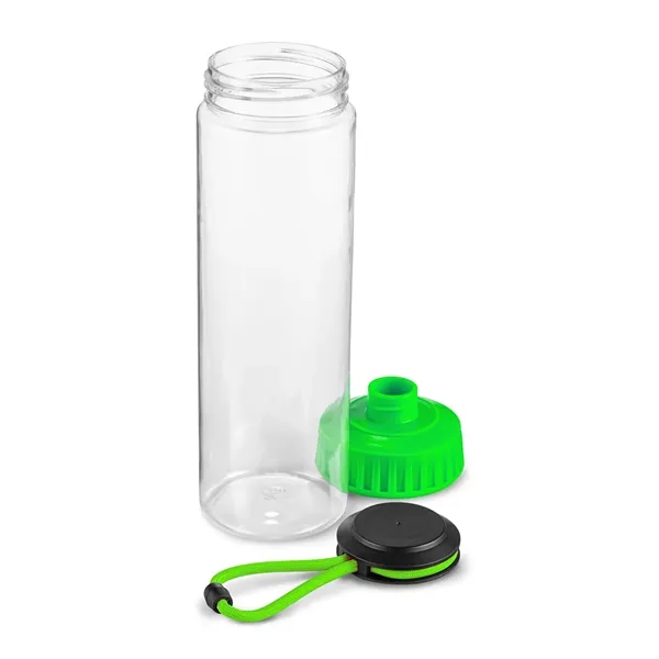 25 ounce Tritan™ water bottle with polypropylene lid and dacron strap.... from ASI 79530 Prime Line
