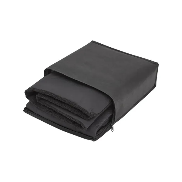 60" x 50" polyester boucle fleece and recycled nylon blanket with... from ASI 79530 Prime Line