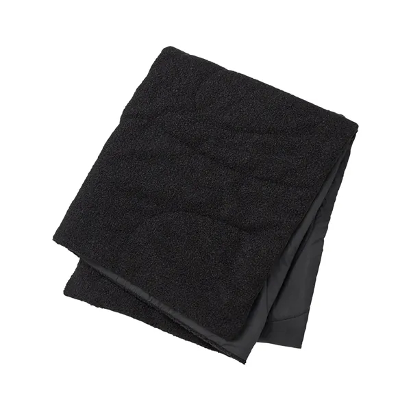 60" x 50" polyester boucle fleece and recycled nylon blanket with... from ASI 79530 Prime Line