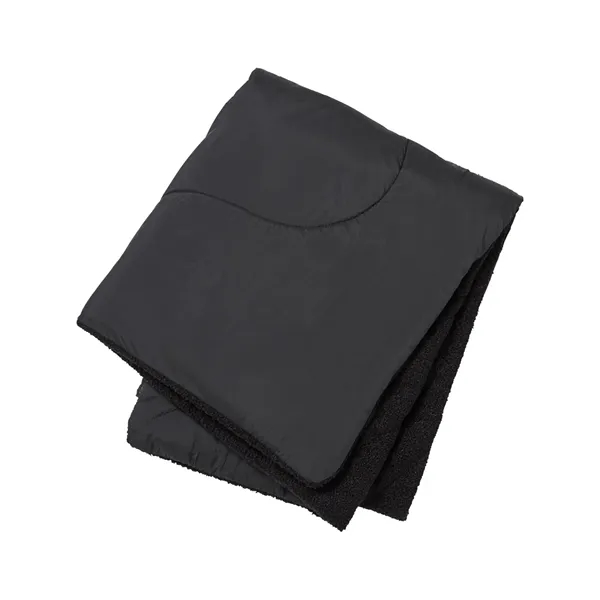 60" x 50" polyester boucle fleece and recycled nylon blanket with... from ASI 79530 Prime Line