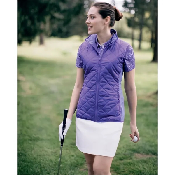 Women's skort with UPF 50+ protection, moisture-wicking performance, waistband, undershorts, pockets,... from ASI 47965 Cutter & Buck